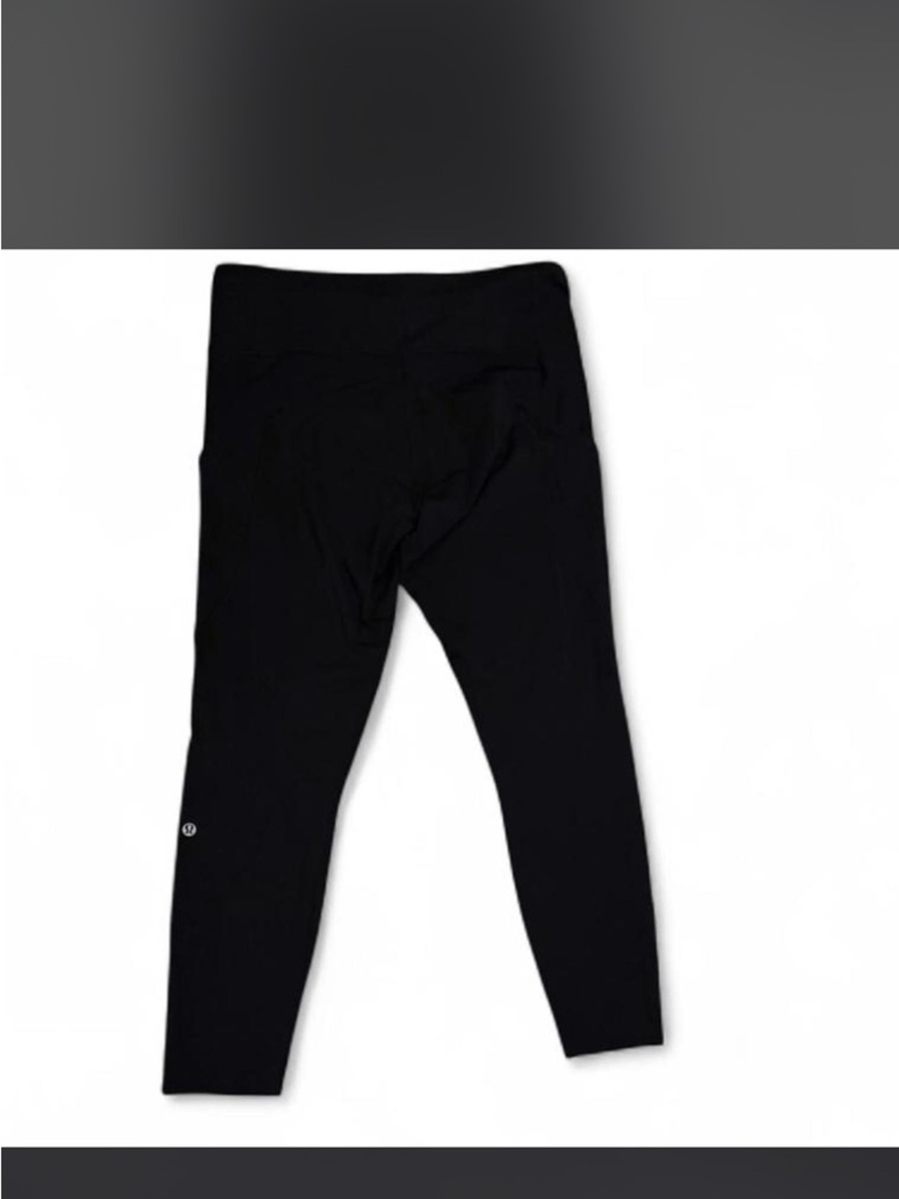 Black Lulu Lemon Align Leggings with Side Pockets